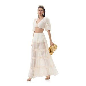 AFRM Cream Set with Gold Details